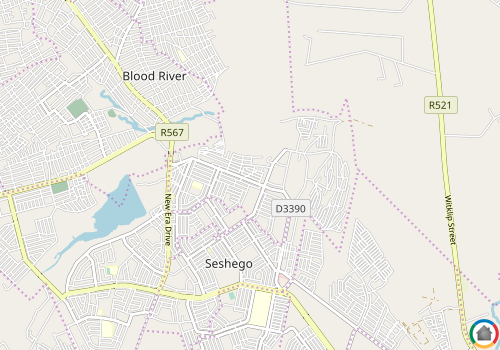 Map location of Seshego-F