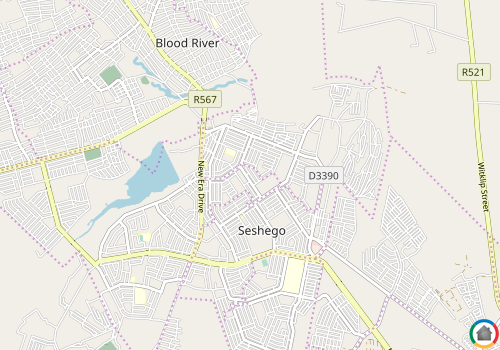 Map location of Seshego-C