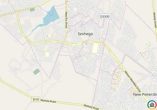 Map location of Seshego