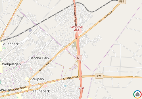Map location of Thornhill