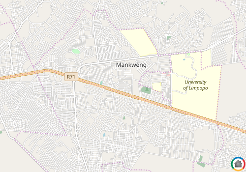 Map location of Mankweng