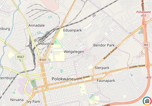 Map location of Welgelegen (Polokwane)