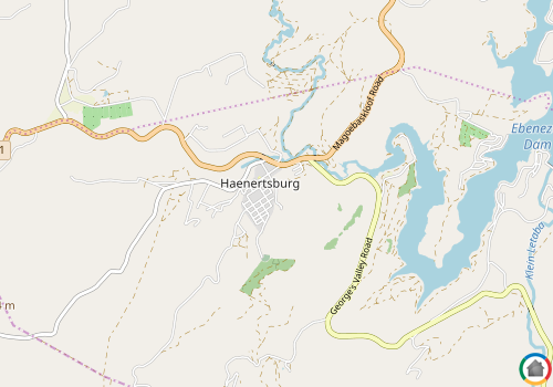 Map location of Haenertsburg