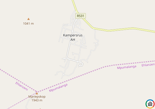 Map location of Kampersrus A.H