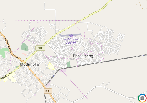 Map location of Phagameng