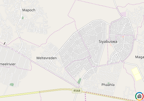 Map location of Siyabuswa-C
