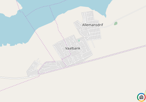 Map location of Vaalbank-A
