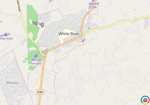 Map location of White River AH