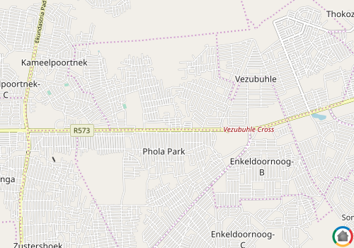 Map location of KwaMhlanga