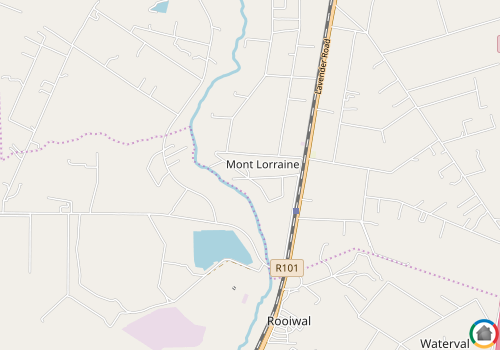 Map location of Mont Lorraine AH