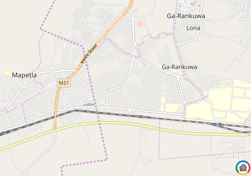 Map location of Ga-Rankuwa Zone 1
