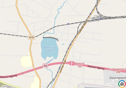 Map location of Bon Accord