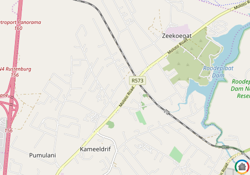 Map location of Kameeldrift