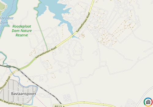 Map location of Leeuwfontein Estates