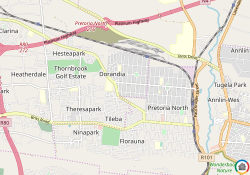Map location of Dorandia