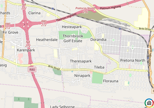 Map location of Theresapark