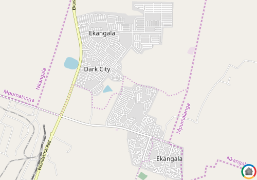 Map location of Ekangala