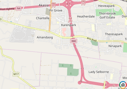 Map location of Amandasig