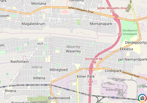 Map location of Waverley