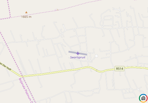 Map location of Kameeldrift West