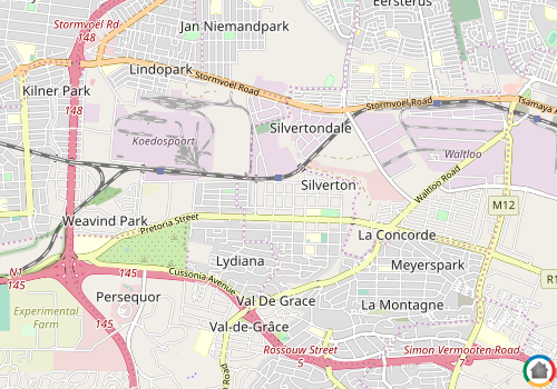Map location of Bellevue