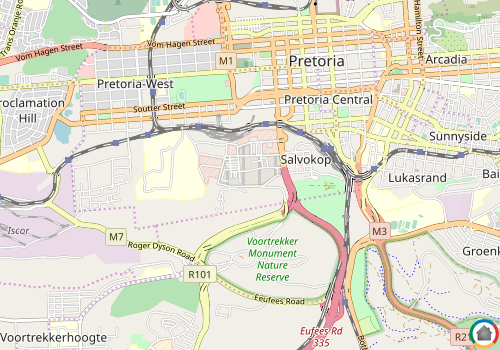 Map location of Salvokop