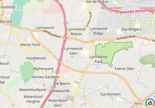 Map location of Lynnwood Glen