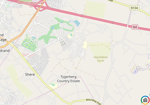 Map location of The Meadows Estate