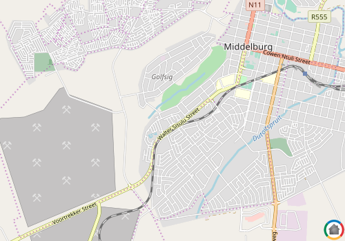 Map location of Midlands Estate