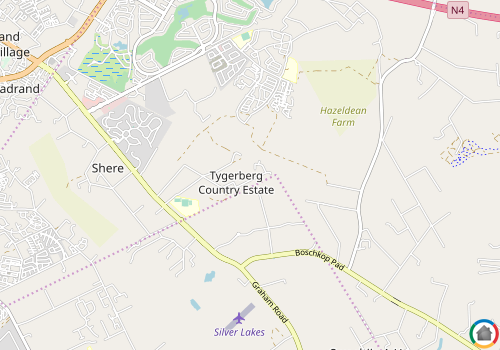 Map location of Tygerberg Country Estate