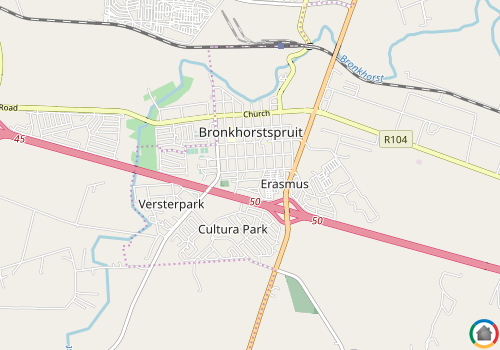 Map location of Erasmus