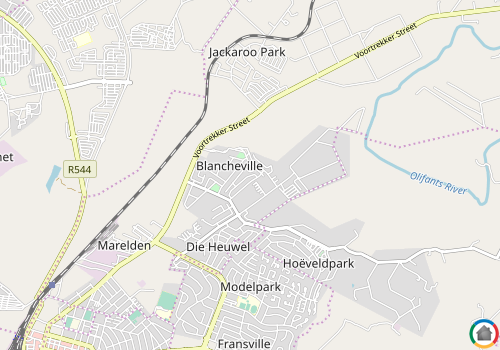 Map location of Blancheville