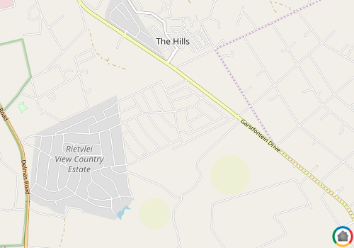 Map location of Grootfontein Country Estates
