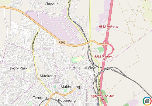 Map location of Hospital View