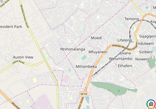 Map location of Entshonalanga