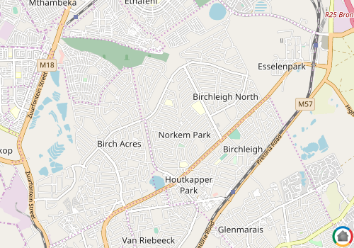 Map location of Norkem park