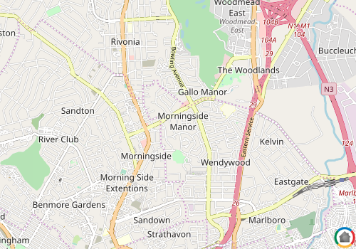 Map location of Morningside Manor