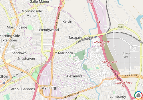 Map location of Marlboro Gardens