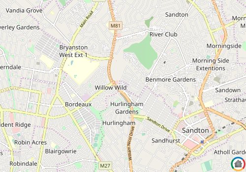 Map location of New Brighton