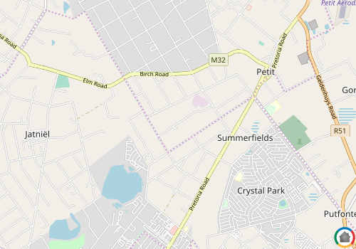 Map location of Benoni Orchards