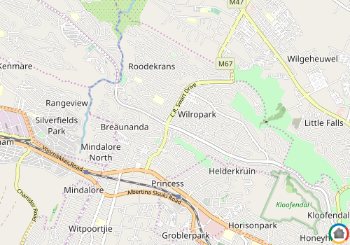 Map location of Wilropark