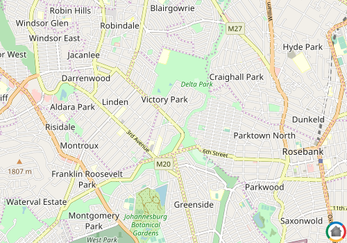 Map location of Victory Park