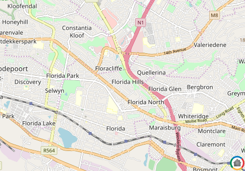 Map location of Florida Hills