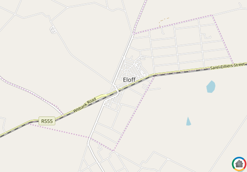 Map location of Eloff
