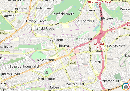Map location of Bruma