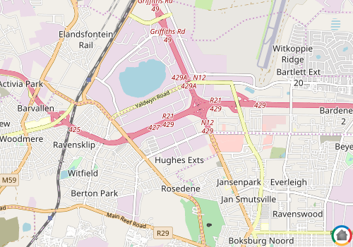 Map location of Hughes