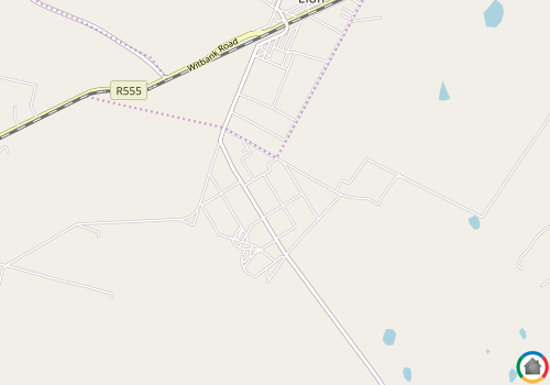 Map location of Droogfontein AH