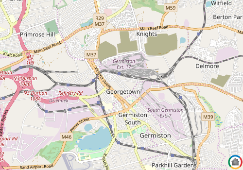 Map location of Georgetown