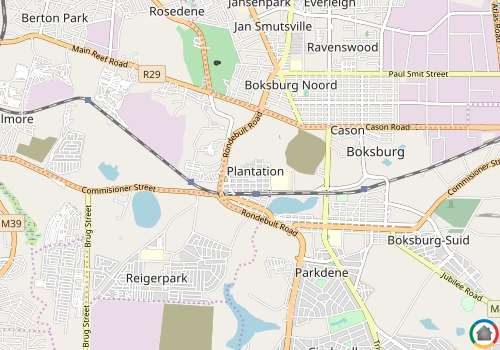Map location of Plantation