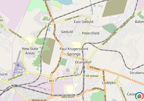 Map location of Geduld